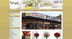 Desktop Screenshot of josephsflorists.com